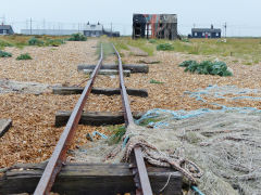 
Line 4, Dungeness fish tramways, June 2013